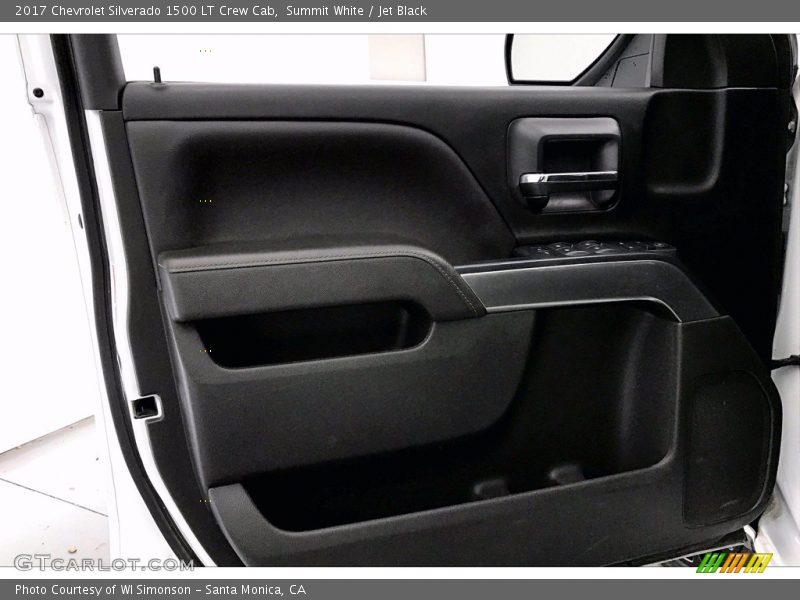Summit White / Jet Black 2017 Chevrolet Silverado 1500 LT Crew Cab