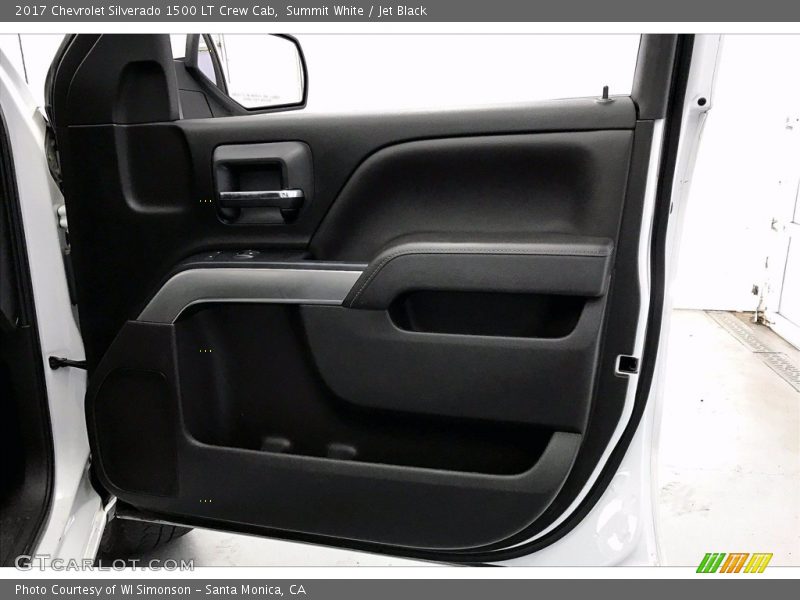 Summit White / Jet Black 2017 Chevrolet Silverado 1500 LT Crew Cab