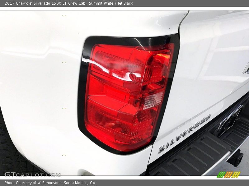 Summit White / Jet Black 2017 Chevrolet Silverado 1500 LT Crew Cab