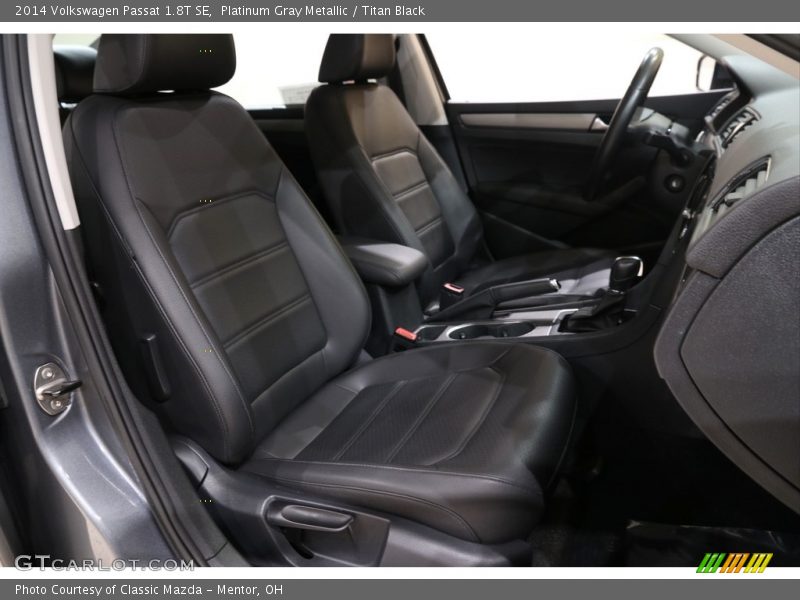 Front Seat of 2014 Passat 1.8T SE