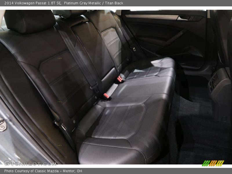 Rear Seat of 2014 Passat 1.8T SE