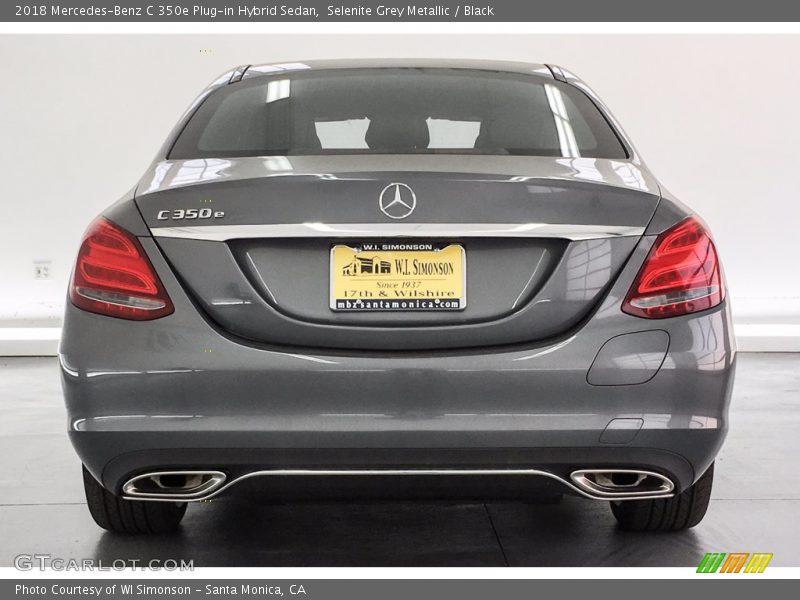 Selenite Grey Metallic / Black 2018 Mercedes-Benz C 350e Plug-in Hybrid Sedan