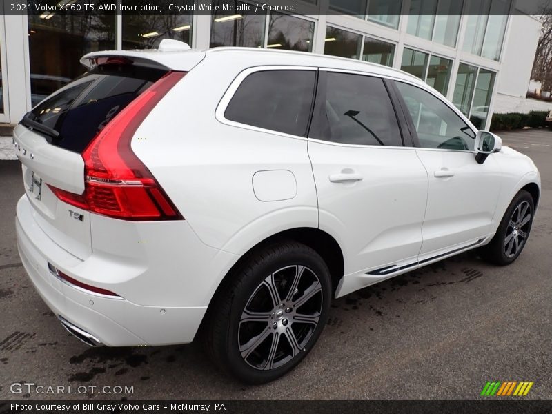 Crystal White Metallic / Charcoal 2021 Volvo XC60 T5 AWD Inscription