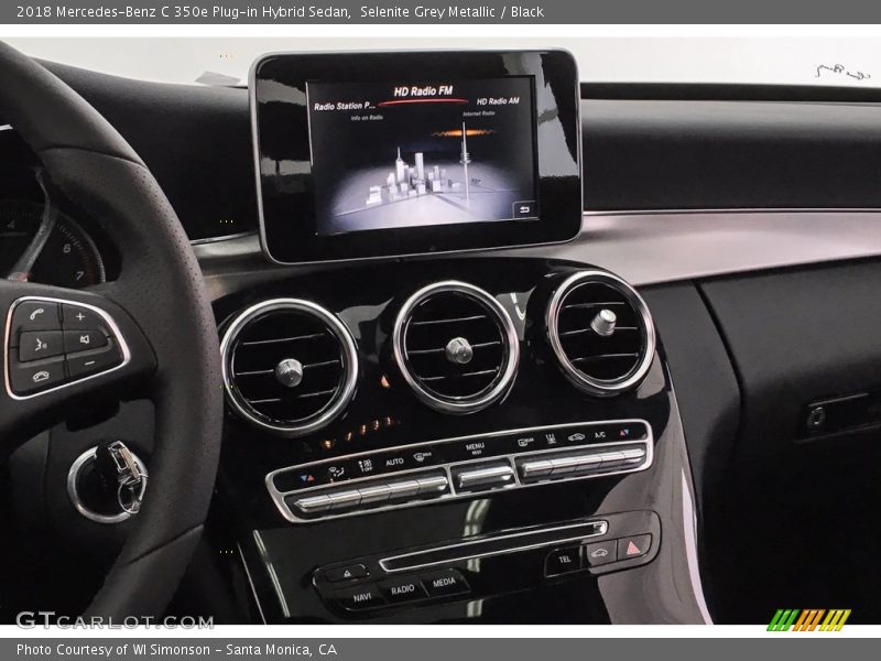 Selenite Grey Metallic / Black 2018 Mercedes-Benz C 350e Plug-in Hybrid Sedan