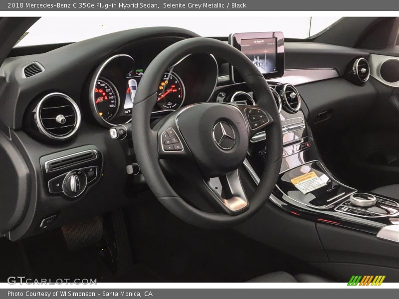 Selenite Grey Metallic / Black 2018 Mercedes-Benz C 350e Plug-in Hybrid Sedan