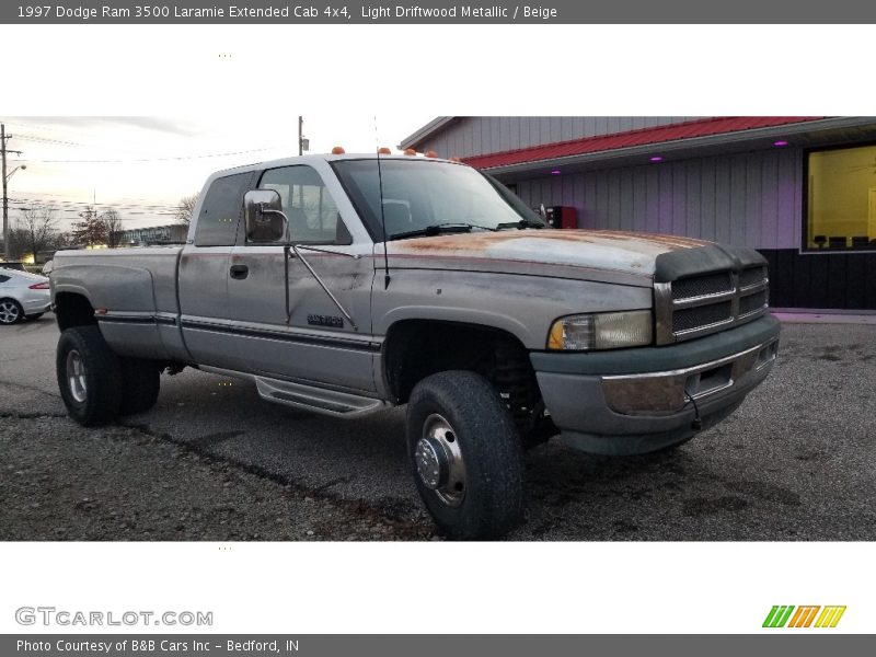 Light Driftwood Metallic / Beige 1997 Dodge Ram 3500 Laramie Extended Cab 4x4