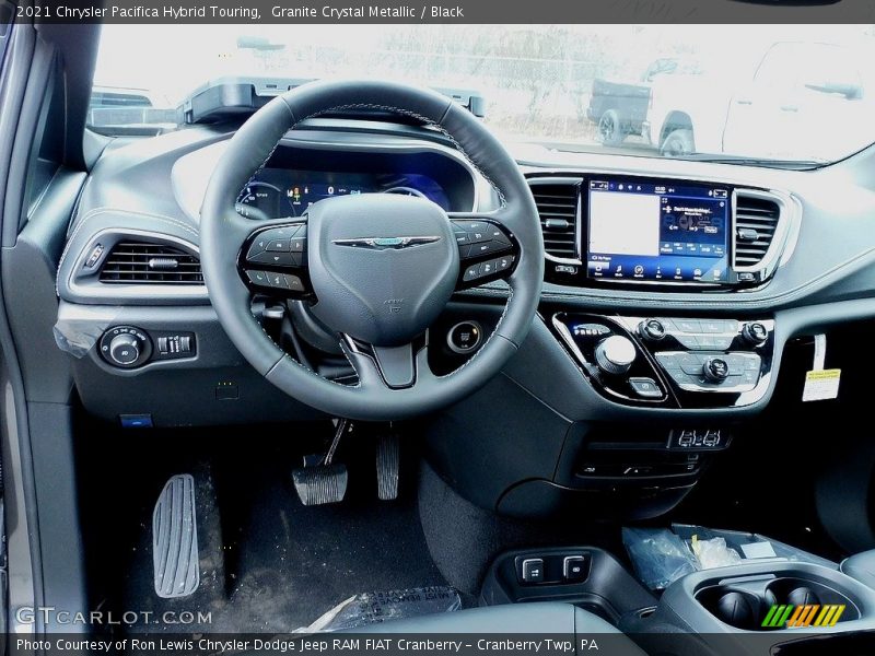Granite Crystal Metallic / Black 2021 Chrysler Pacifica Hybrid Touring