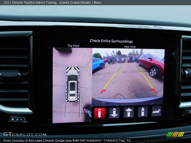 Granite Crystal Metallic / Black 2021 Chrysler Pacifica Hybrid Touring