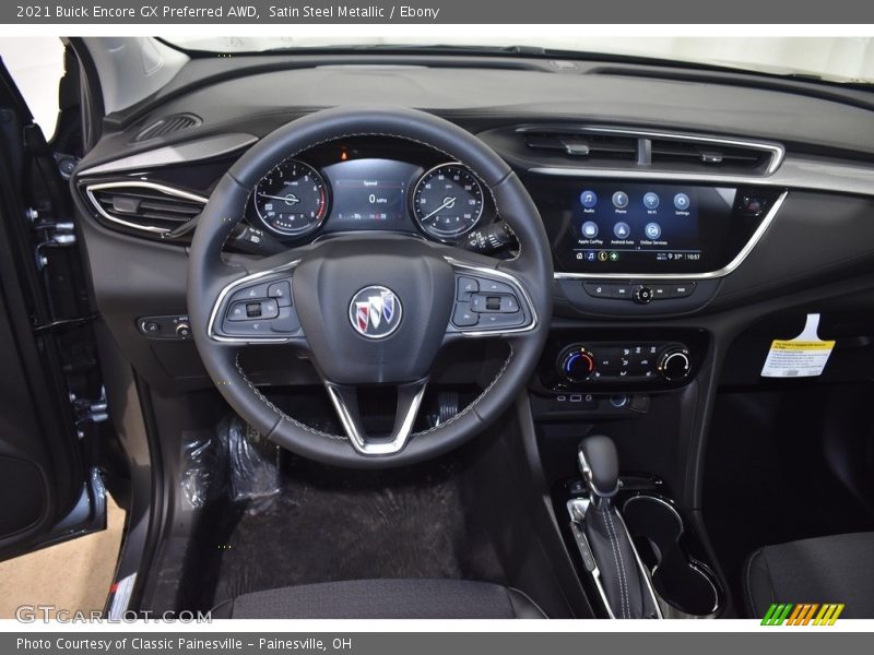 Satin Steel Metallic / Ebony 2021 Buick Encore GX Preferred AWD