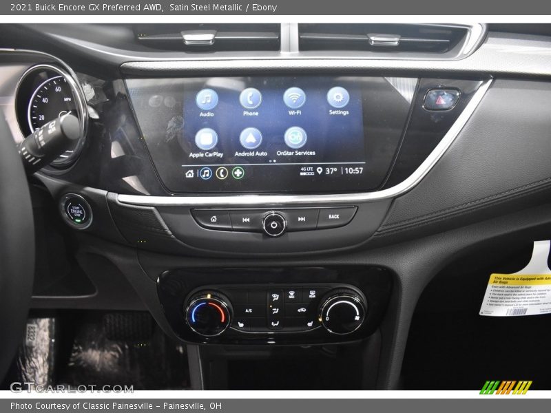 Satin Steel Metallic / Ebony 2021 Buick Encore GX Preferred AWD