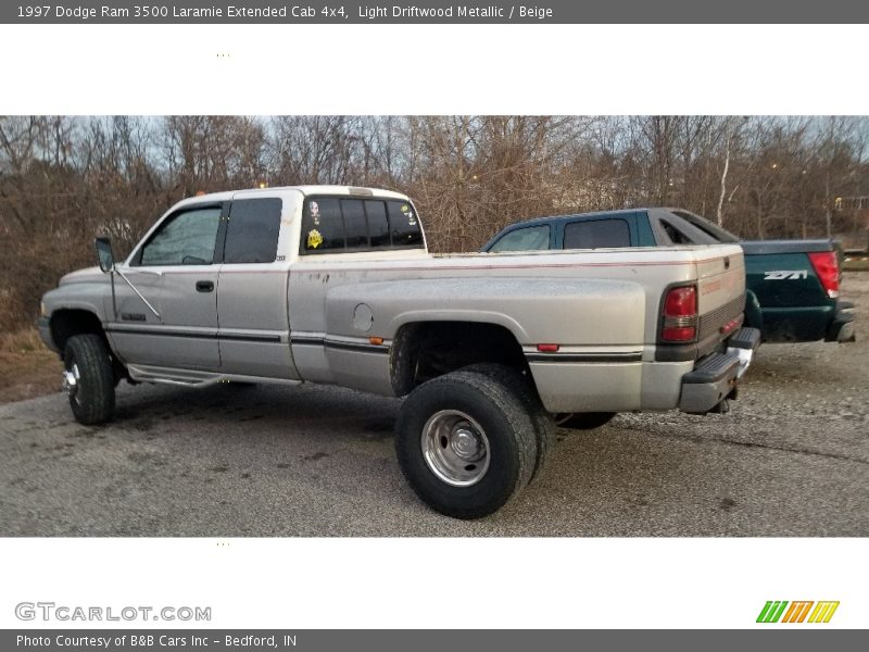 Light Driftwood Metallic / Beige 1997 Dodge Ram 3500 Laramie Extended Cab 4x4