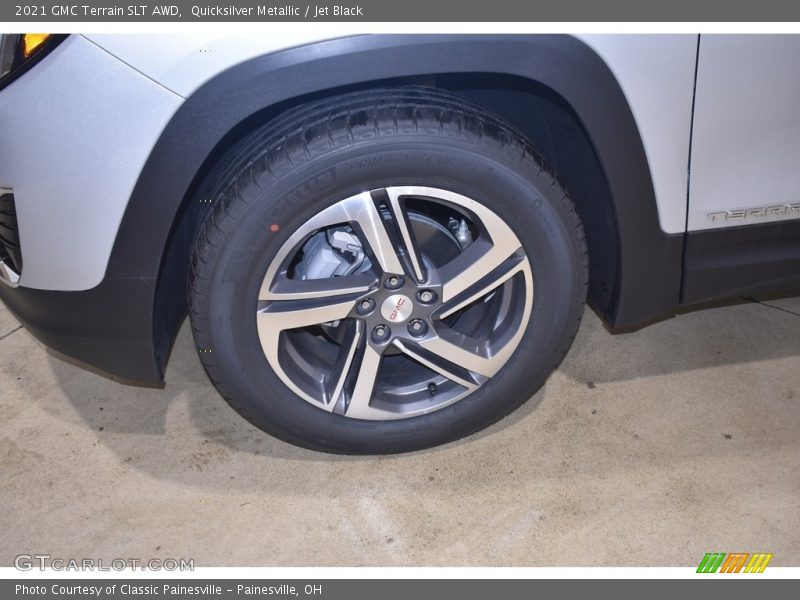 Quicksilver Metallic / Jet Black 2021 GMC Terrain SLT AWD