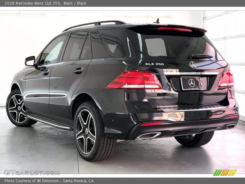 Black / Black 2018 Mercedes-Benz GLE 350