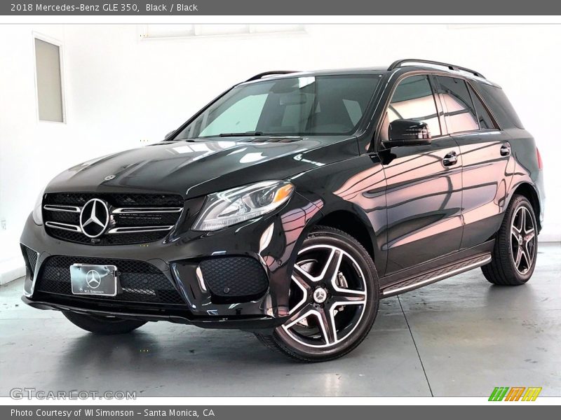 Black / Black 2018 Mercedes-Benz GLE 350