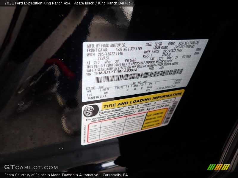 Agate Black / King Ranch Del Rio 2021 Ford Expedition King Ranch 4x4