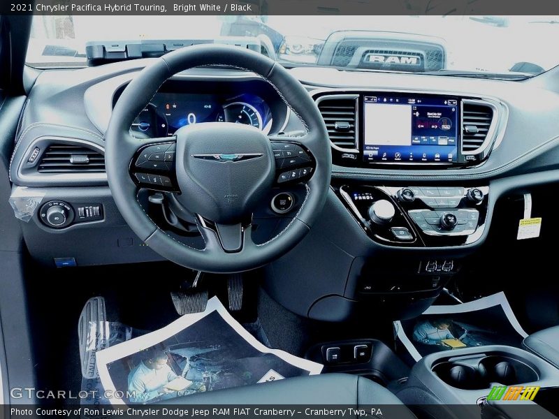 Dashboard of 2021 Pacifica Hybrid Touring