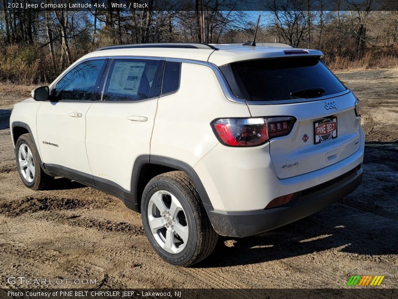 White / Black 2021 Jeep Compass Latitude 4x4