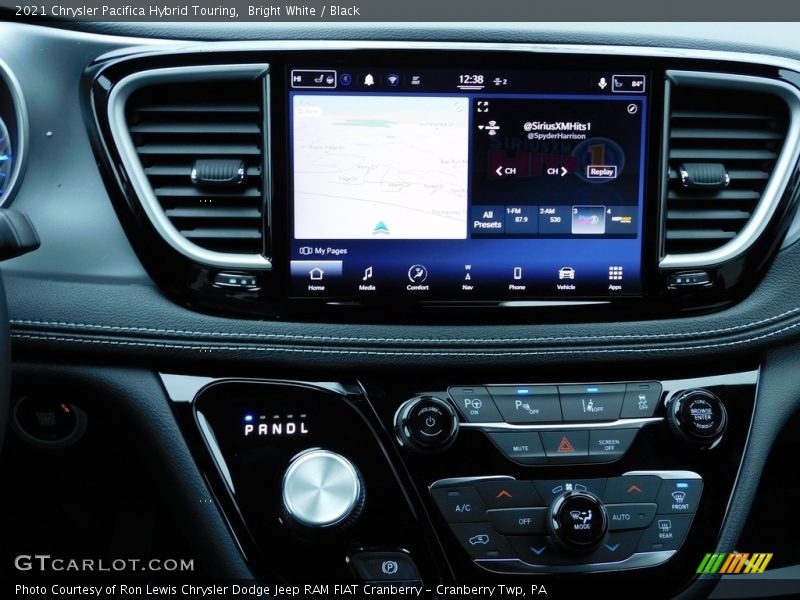 Bright White / Black 2021 Chrysler Pacifica Hybrid Touring