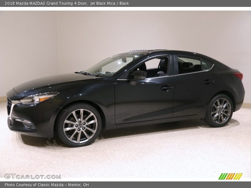 Jet Black Mica / Black 2018 Mazda MAZDA3 Grand Touring 4 Door