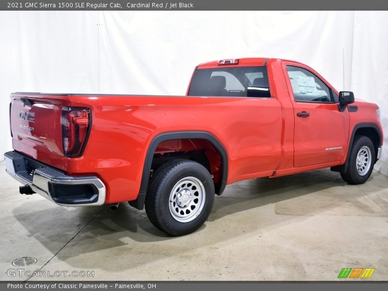 Cardinal Red / Jet Black 2021 GMC Sierra 1500 SLE Regular Cab