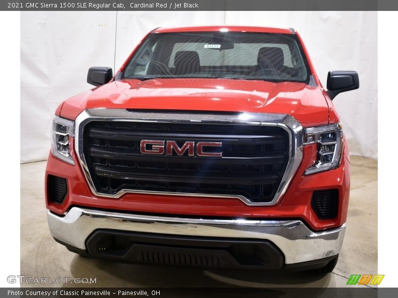 Cardinal Red / Jet Black 2021 GMC Sierra 1500 SLE Regular Cab