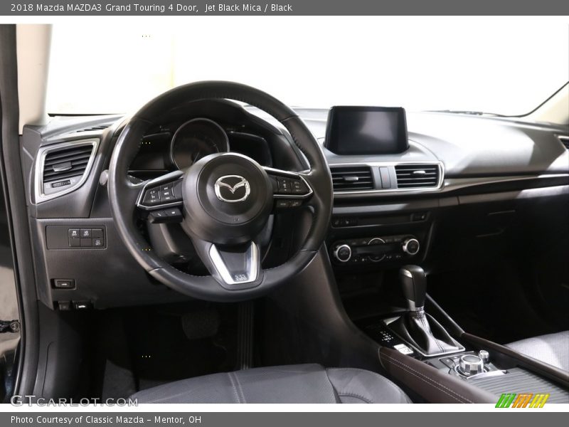 Jet Black Mica / Black 2018 Mazda MAZDA3 Grand Touring 4 Door