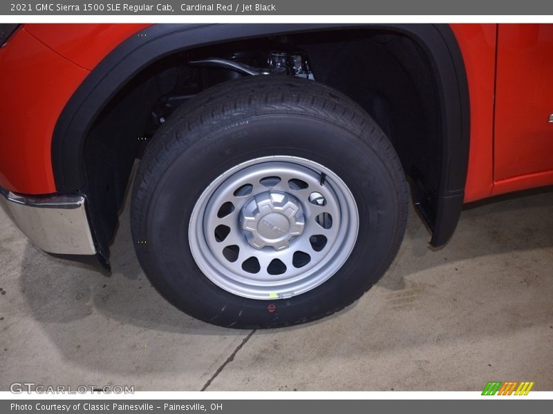 Cardinal Red / Jet Black 2021 GMC Sierra 1500 SLE Regular Cab