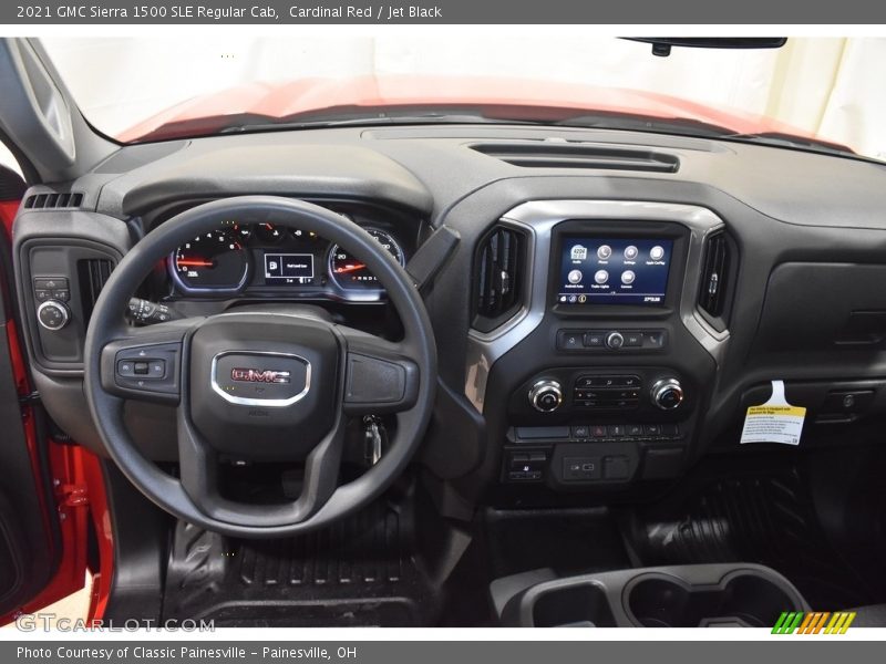 Cardinal Red / Jet Black 2021 GMC Sierra 1500 SLE Regular Cab
