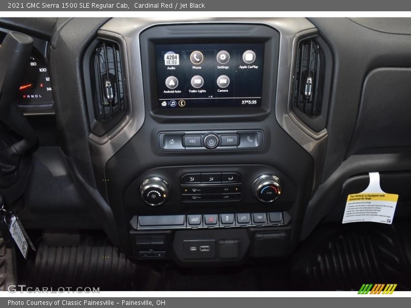 Cardinal Red / Jet Black 2021 GMC Sierra 1500 SLE Regular Cab