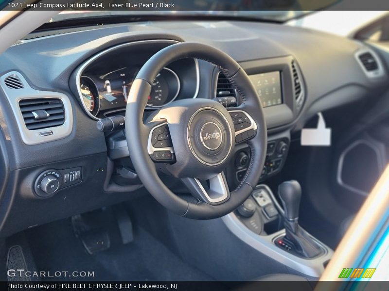 Laser Blue Pearl / Black 2021 Jeep Compass Latitude 4x4