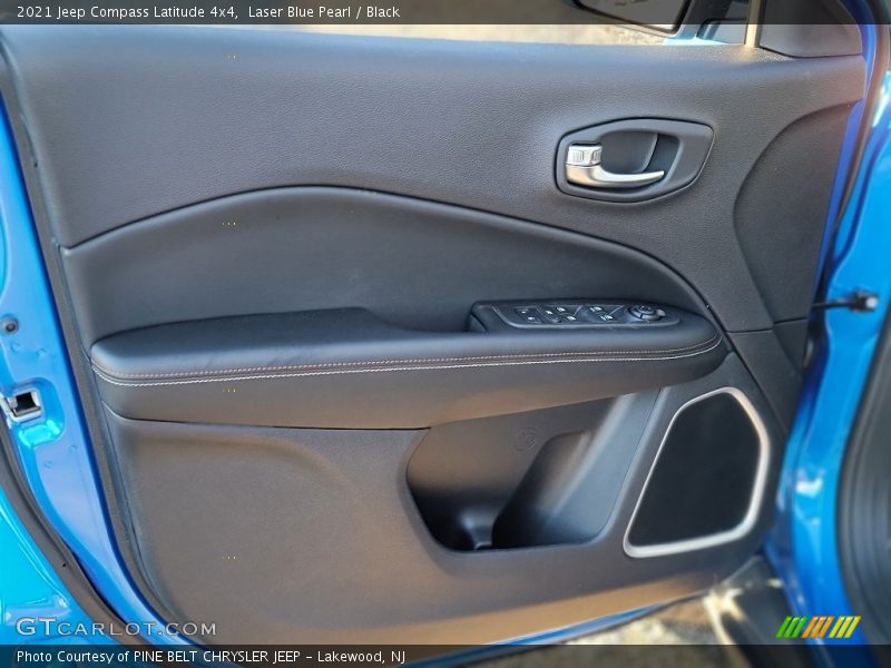 Laser Blue Pearl / Black 2021 Jeep Compass Latitude 4x4