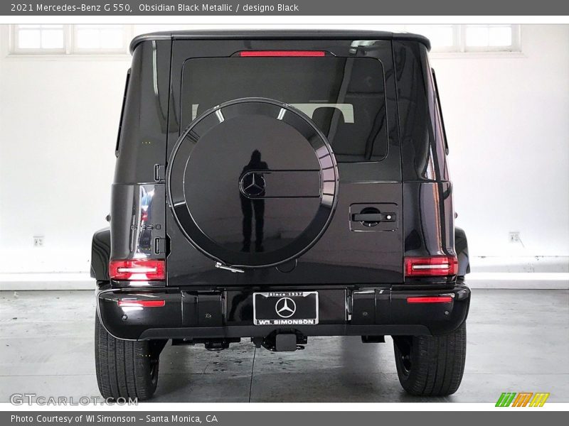 Obsidian Black Metallic / designo Black 2021 Mercedes-Benz G 550
