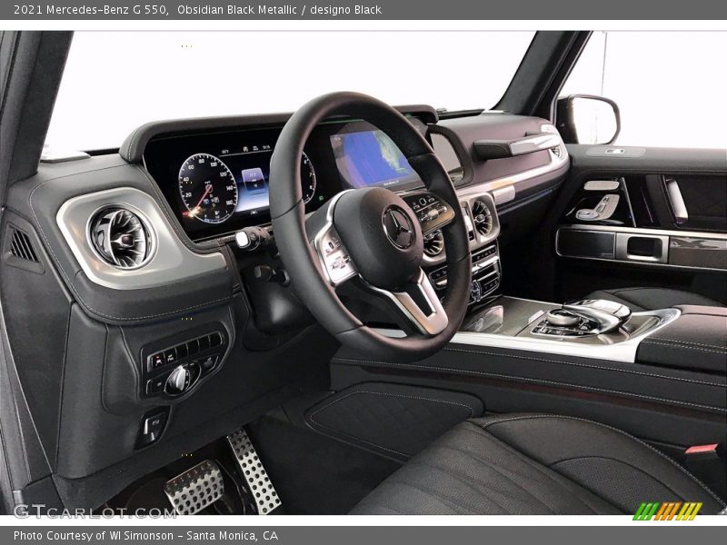 Obsidian Black Metallic / designo Black 2021 Mercedes-Benz G 550