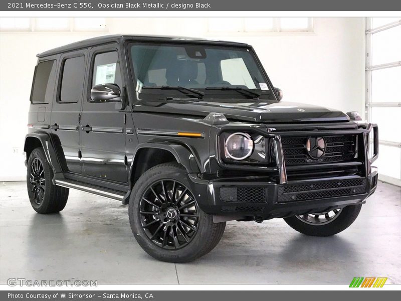 Obsidian Black Metallic / designo Black 2021 Mercedes-Benz G 550