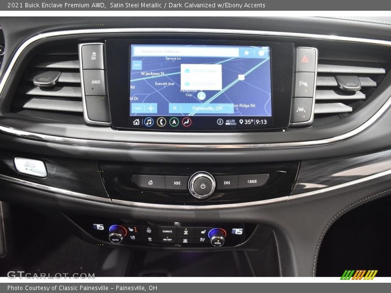 Controls of 2021 Enclave Premium AWD