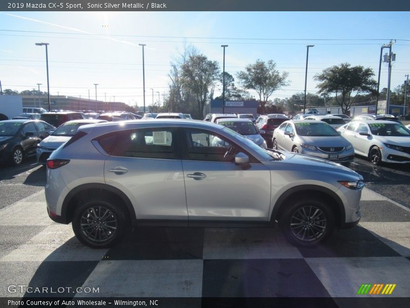 Sonic Silver Metallic / Black 2019 Mazda CX-5 Sport