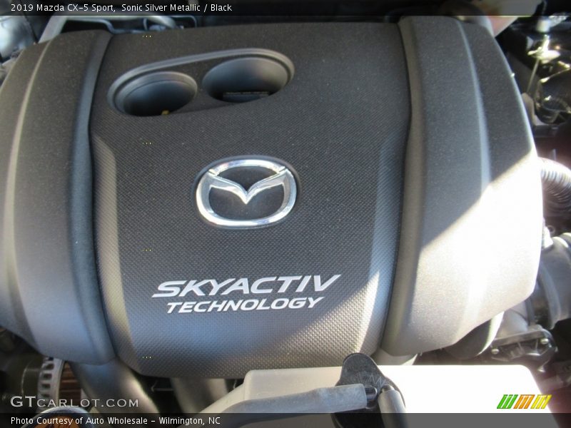 Sonic Silver Metallic / Black 2019 Mazda CX-5 Sport