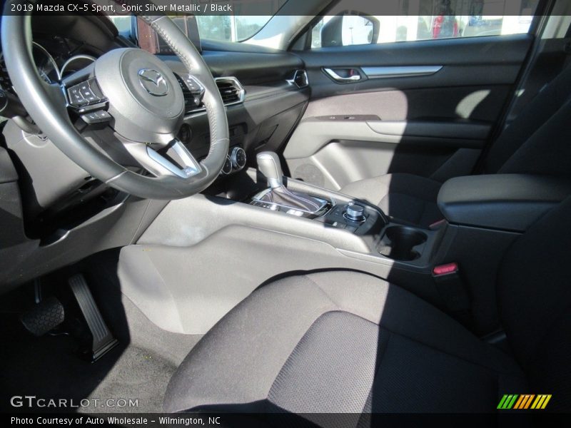 Sonic Silver Metallic / Black 2019 Mazda CX-5 Sport