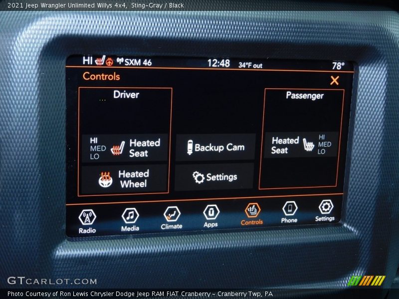 Sting-Gray / Black 2021 Jeep Wrangler Unlimited Willys 4x4