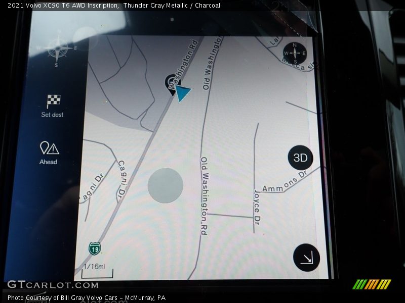 Navigation of 2021 XC90 T6 AWD Inscription