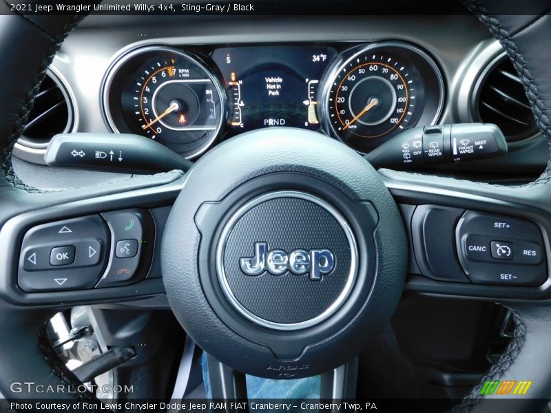 Sting-Gray / Black 2021 Jeep Wrangler Unlimited Willys 4x4