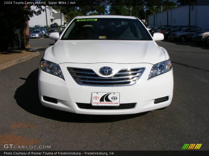 Super White / Ash 2009 Toyota Camry Hybrid
