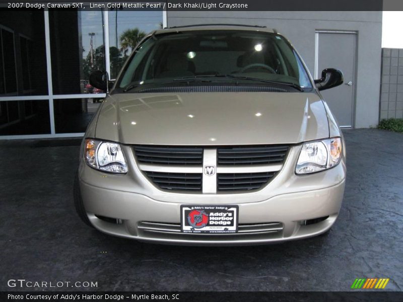 Linen Gold Metallic Pearl / Dark Khaki/Light Graystone 2007 Dodge Caravan SXT