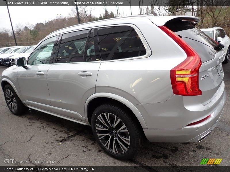 Bright Silver Metallic / Charcoal 2021 Volvo XC90 T6 AWD Momentum