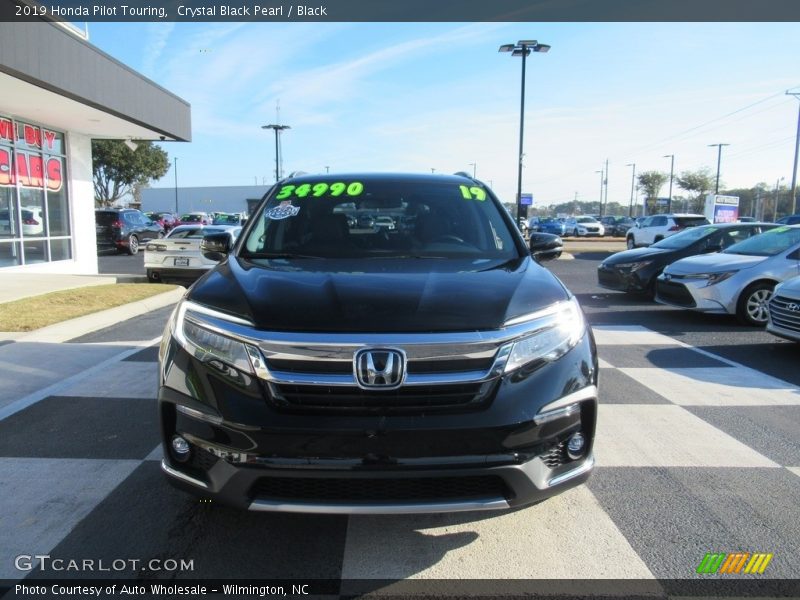 Crystal Black Pearl / Black 2019 Honda Pilot Touring