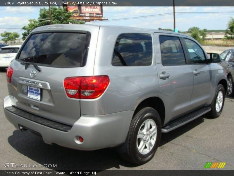 Silver Sky Metallic / Graphite Gray 2009 Toyota Sequoia SR5 4x4