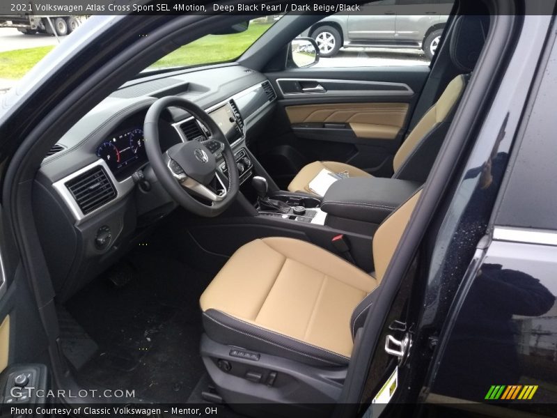 2021 Atlas Cross Sport SEL 4Motion Dark Beige/Black Interior