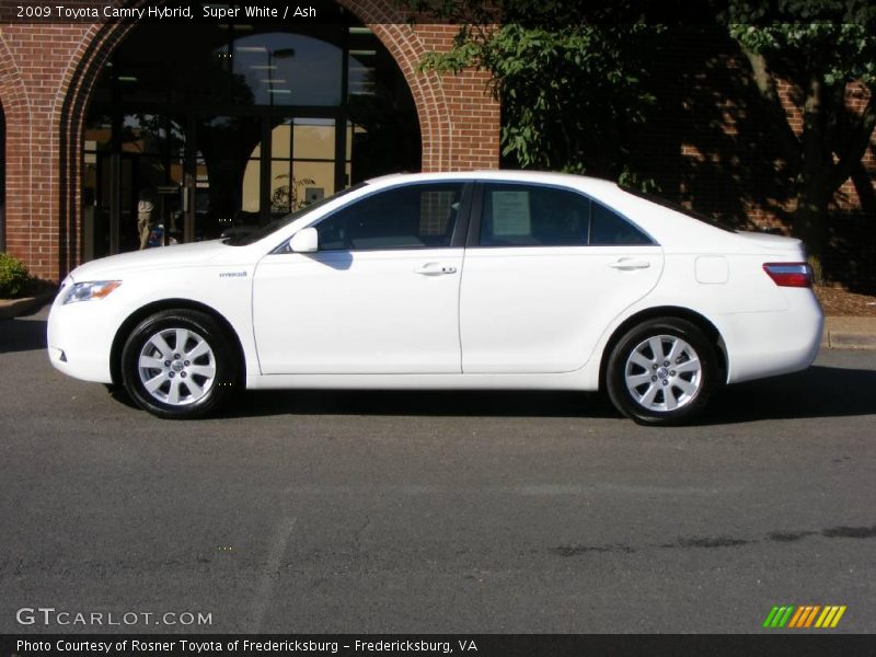 Super White / Ash 2009 Toyota Camry Hybrid