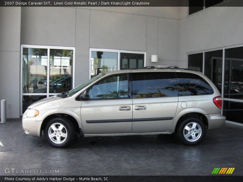 Linen Gold Metallic Pearl / Dark Khaki/Light Graystone 2007 Dodge Caravan SXT