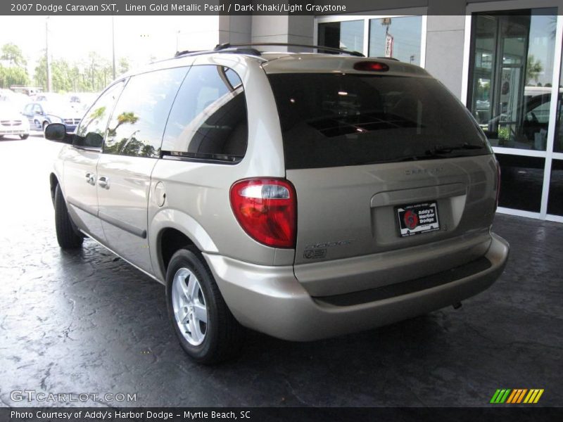 Linen Gold Metallic Pearl / Dark Khaki/Light Graystone 2007 Dodge Caravan SXT